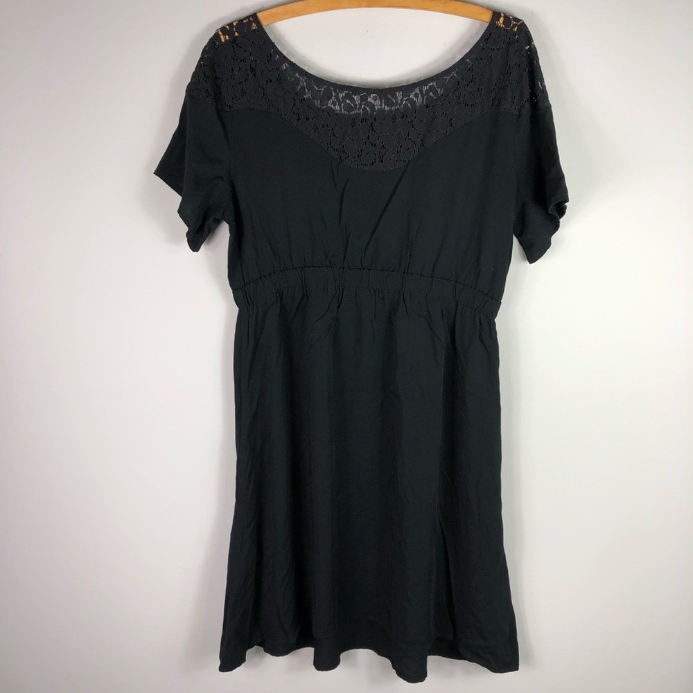 Rosie Pope Maternity Black Dress Lace Pockets 17 - Picture 6 of 6